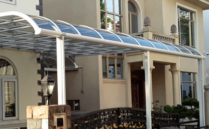 R型陽臺(tái)雨棚